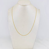 Cadena Escalera 1.55g / 40cm / 1.39mm Oro Amarillo 18K