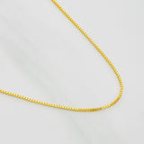Cadena Veneciana 2.15g / 55cm / 0.7mm Oro Amarillo 18K
