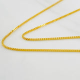 Cadena Veneciana 2.15g / 55cm / 0.7mm Oro Amarillo 18K