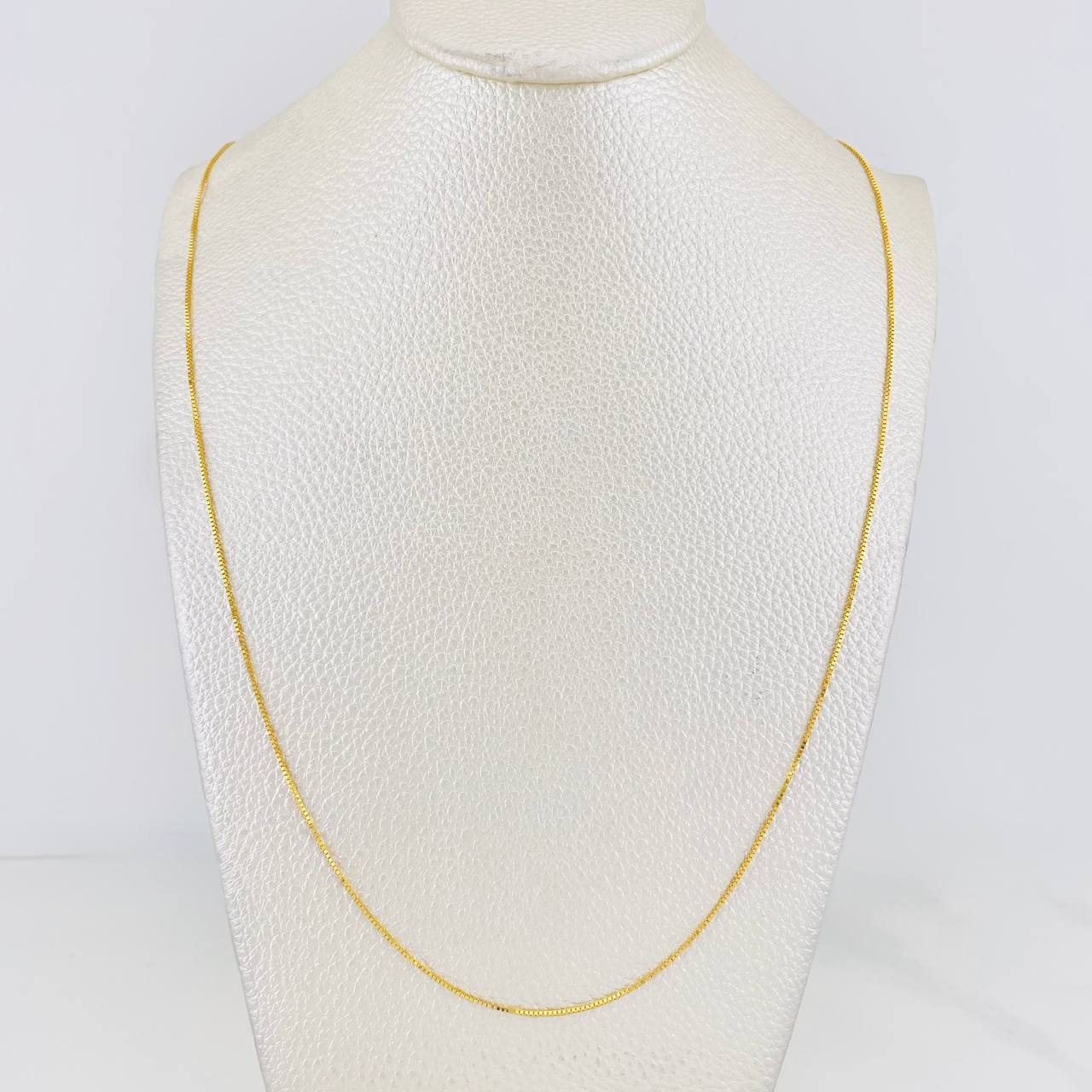 Cadena Veneciana 2.15g / 55cm / 0.7mm Oro Amarillo 18K
