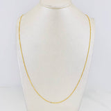 Cadena Veneciana 2.15g / 55cm / 0.7mm Oro Amarillo 18K