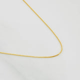 Cadena Veneciana 0.95g / 40cm / 0.53mm Oro Amarillo 18K
