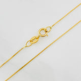 Cadena Veneciana 1.7g / 45cm / 0.64mm Oro Amarillo 18K
