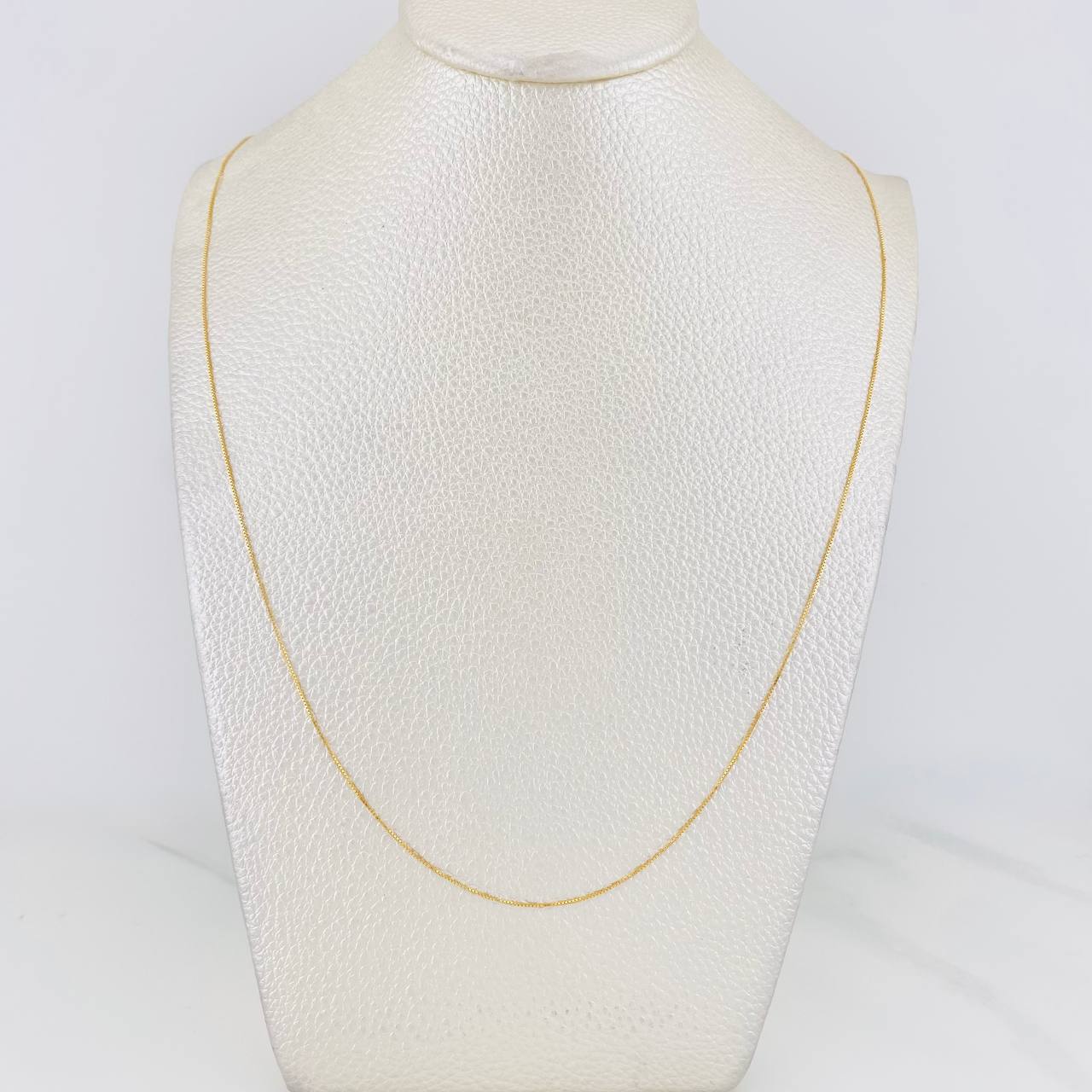 Cadena Veneciana 0.8g / 40cm / 0.44mm Oro Amarillo 18K