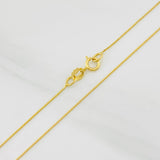 Cadena Veneciana 1.05g / 40cm / 0.6mm Oro Amarillo 18K