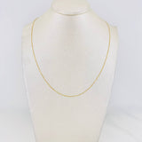 Cadena Veneciana 0.95g / 40cm / 0.53mm Oro Amarillo 18K