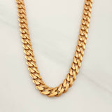 Cadena Cubana Infinito 18.95g / 60cm / 4.92mm Oro Rosa 18K