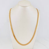 Cadena Cubana Infinito 18.95g / 60cm / 4.92mm Oro Rosa 18K