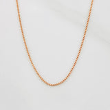 Cadena Veneciana 0.95g / 45cm / 0.55mm Oro Rosa 18K