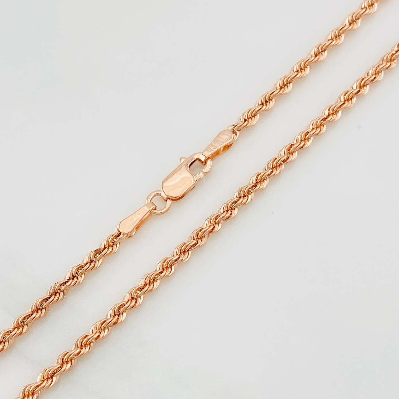 Cadena Lazo 3.7g / 60cm / 2.18mm Oro Rosa 18K