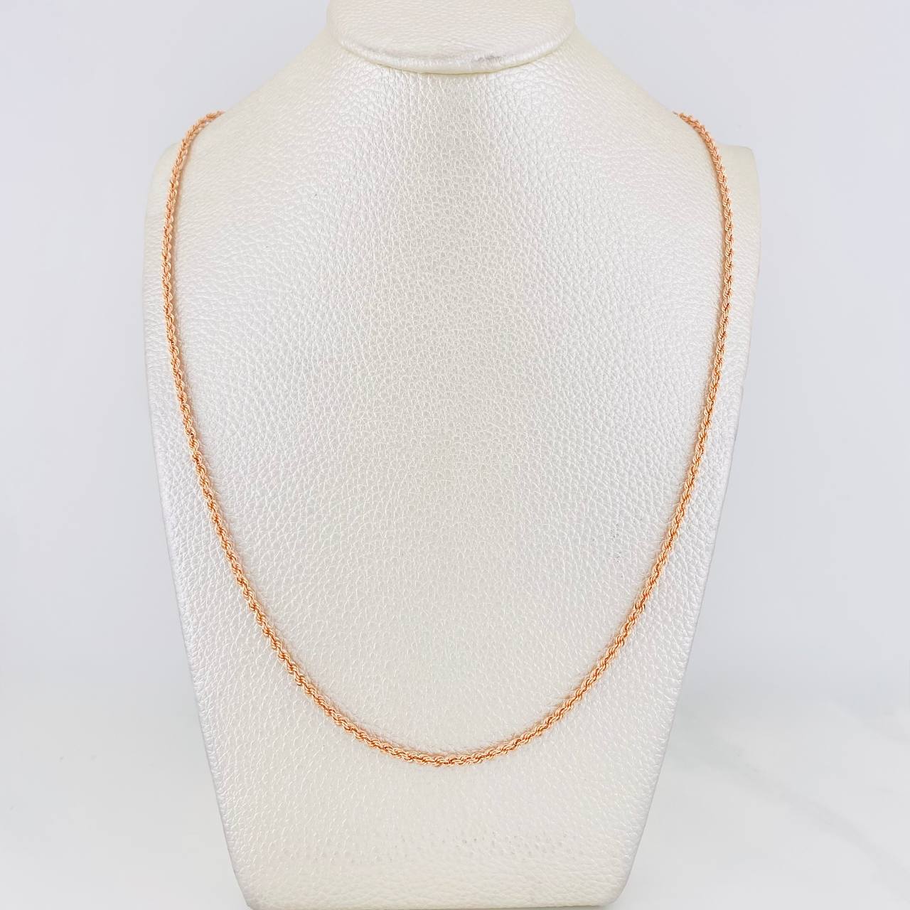 Cadena Lazo 3.7g / 60cm / 2.18mm Oro Rosa 18K