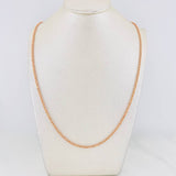 Cadena Lazo 3.7g / 60cm / 2.18mm Oro Rosa 18K