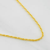 Cadena Lazo 1.1g / 60cm / 1.2mm Oro Amarillo 18K
