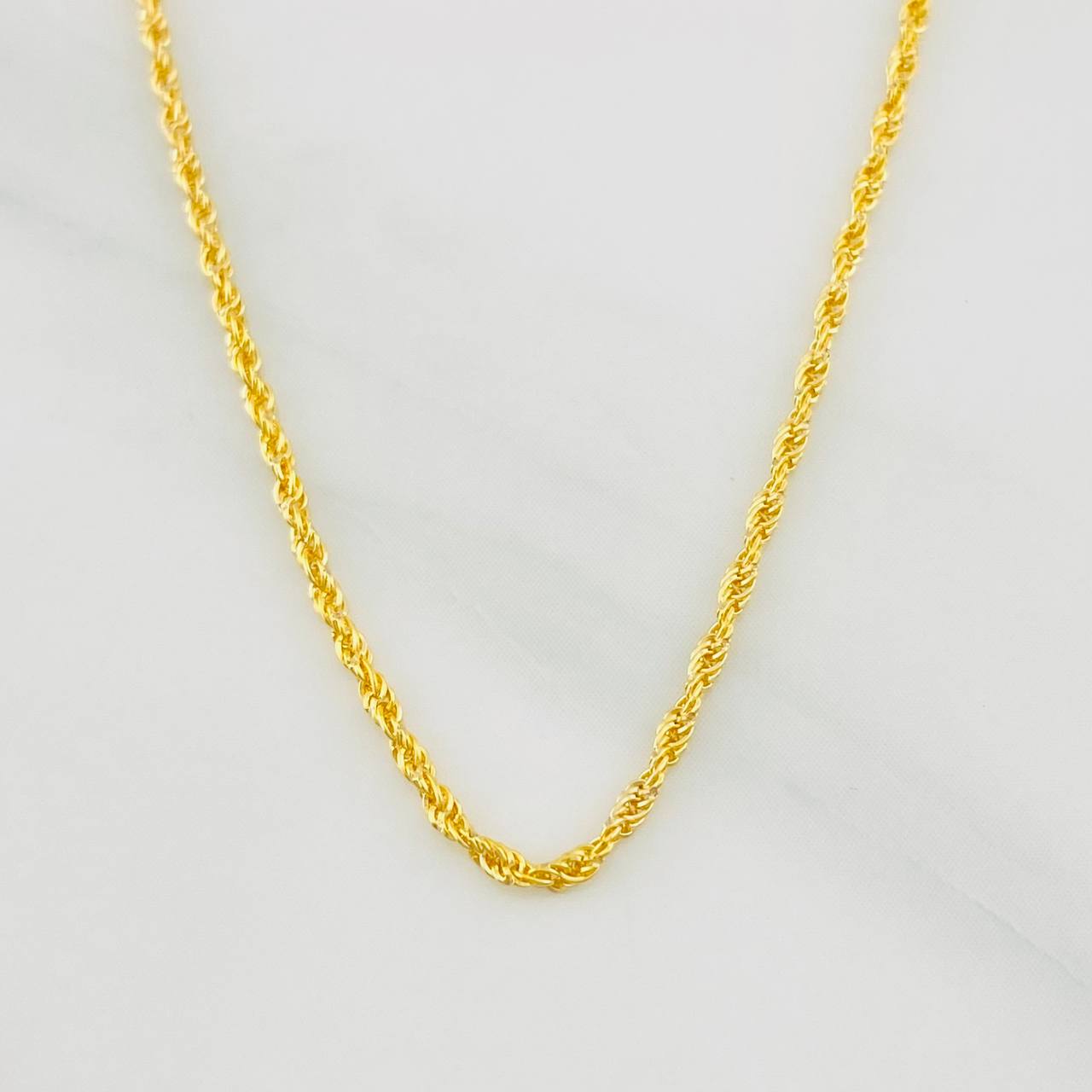 Cadena Lazo 1.15g / 60cm / 1.2mm Oro Amarillo 18K
