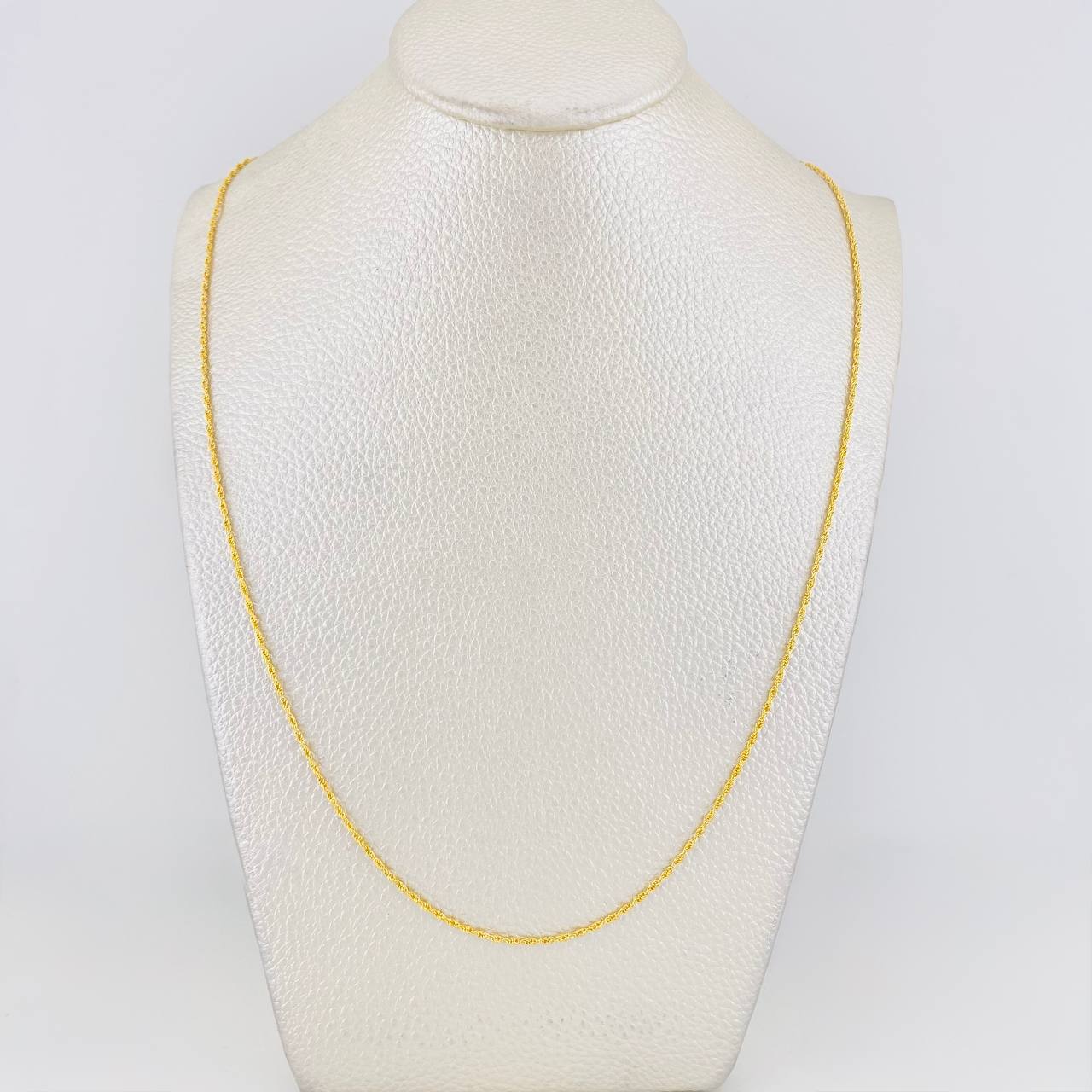 Cadena Lazo 1.15g / 60cm / 1.2mm Oro Amarillo 18K