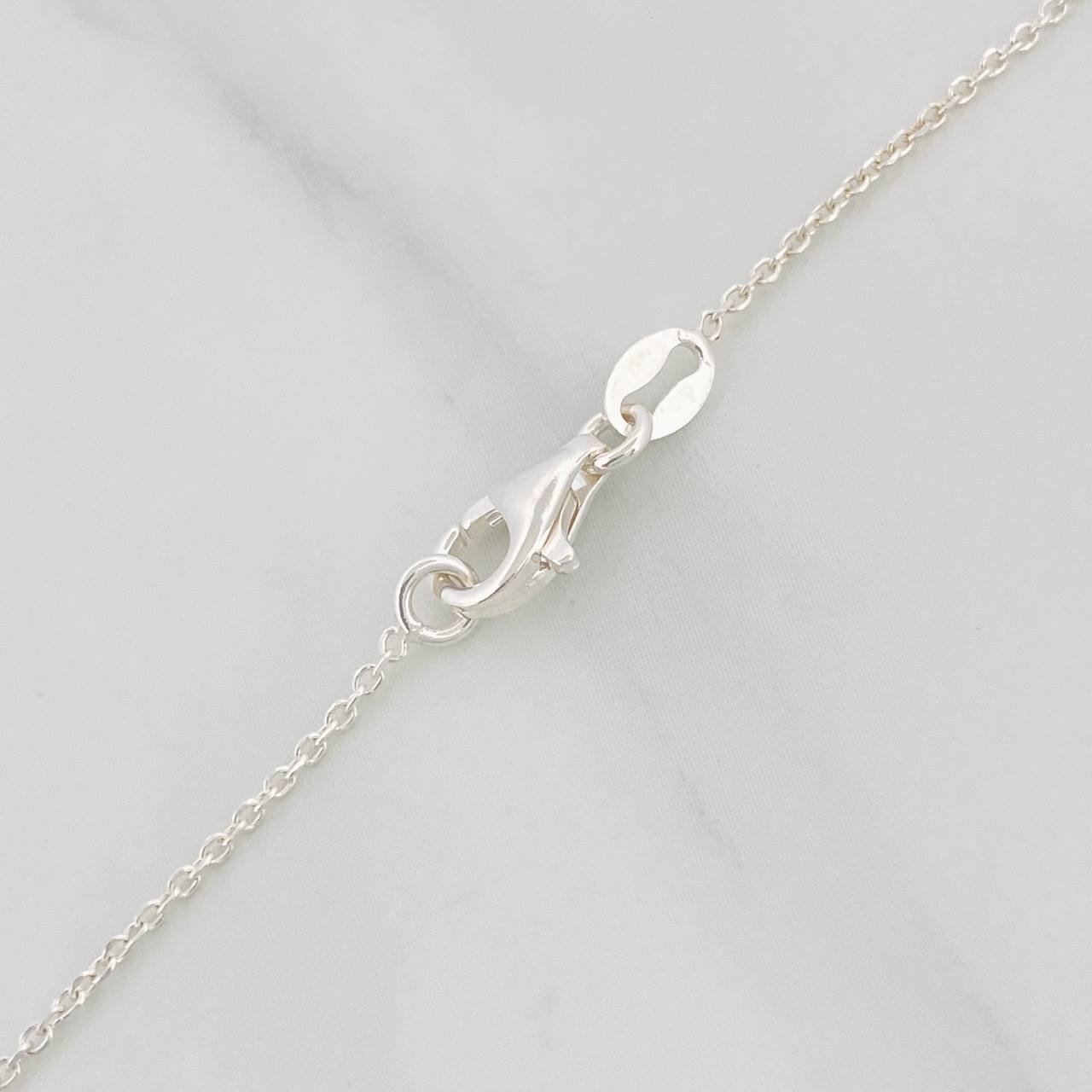 Cadena Aro Seguido Flores 5.9g / 60cm / 0.9mm Plata 925