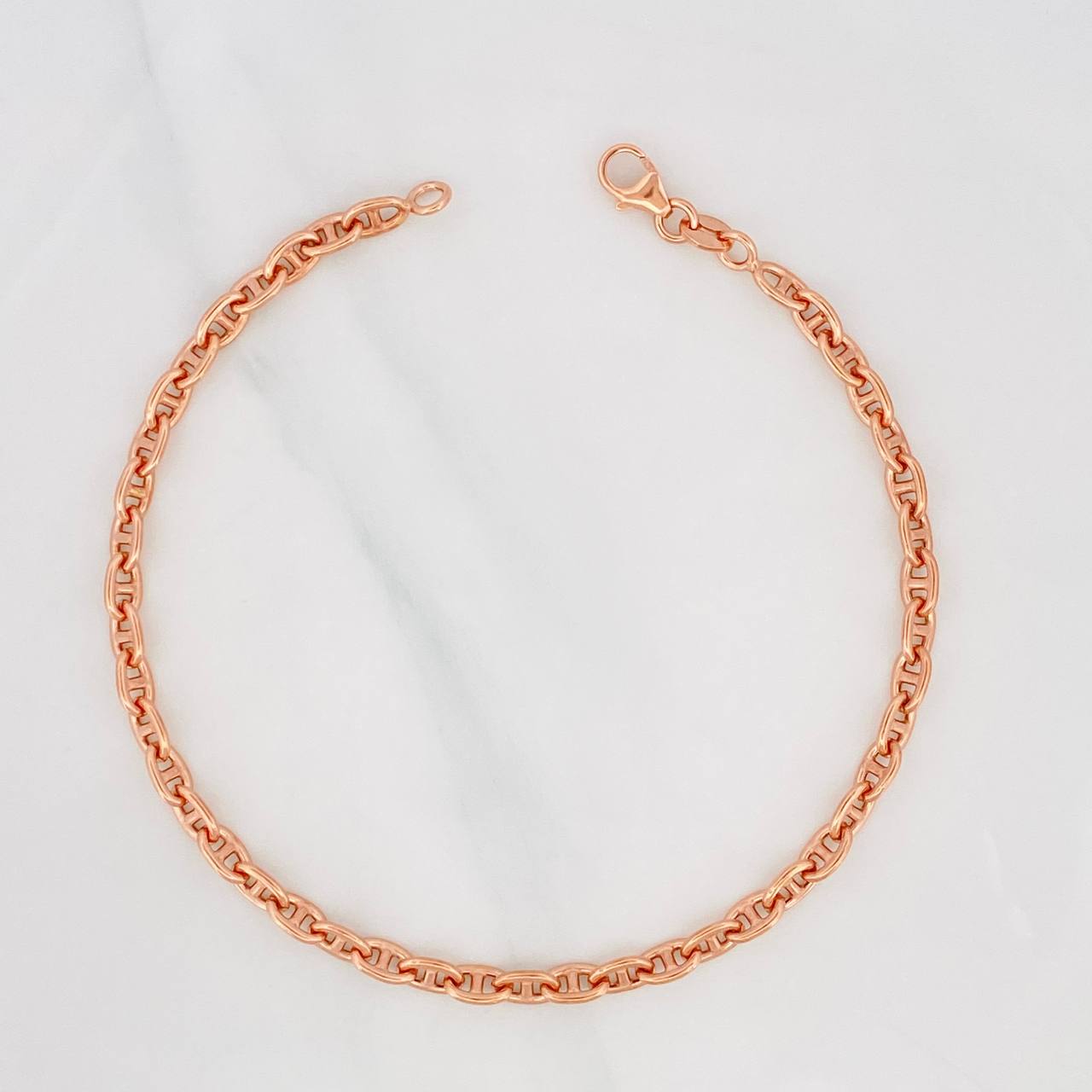 Pulso Marinero 5.35g / 22cm / 3.9mm Oro Rosa 18K