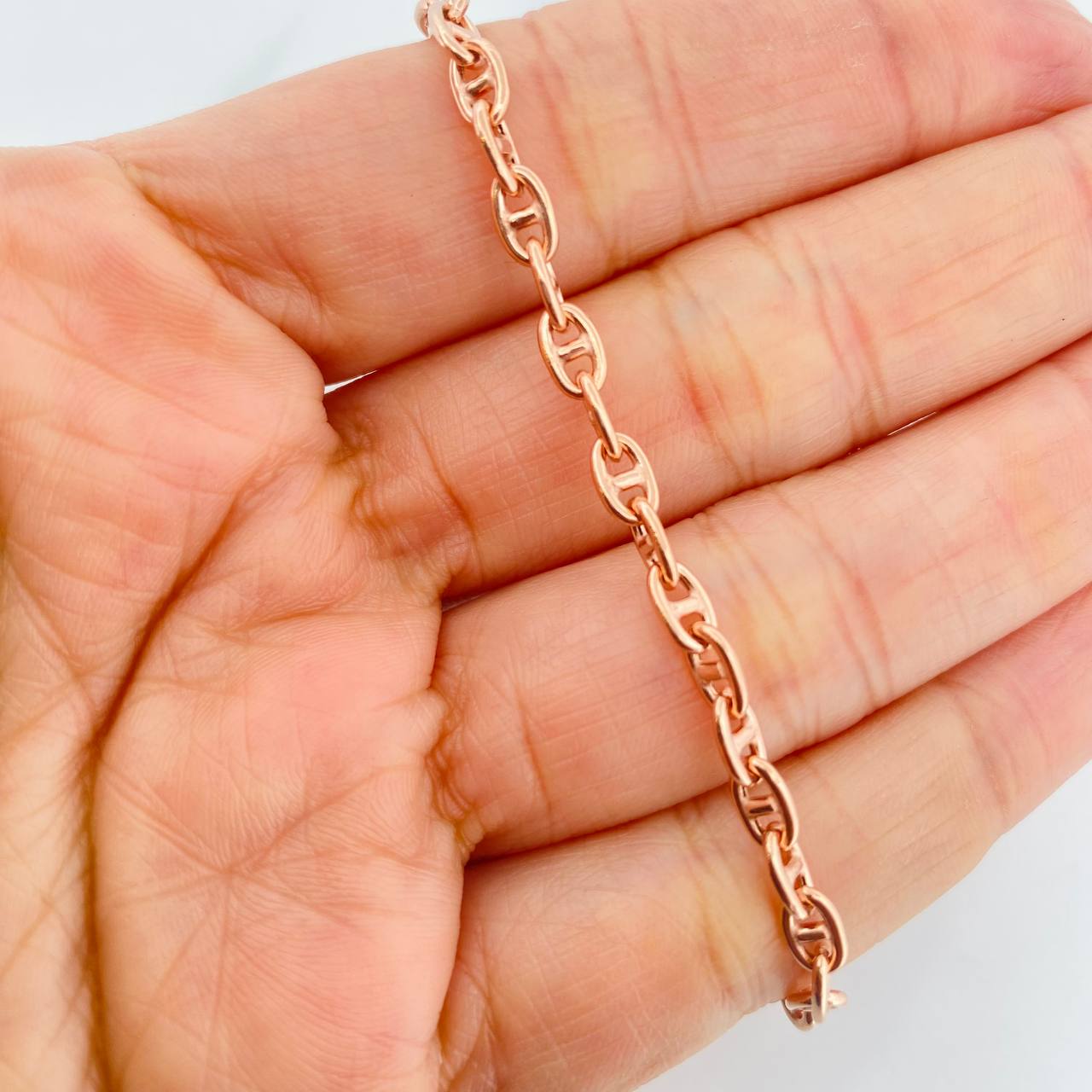Pulso Marinero 5.35g / 22cm / 3.9mm Oro Rosa 18K