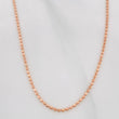 Cadena Militar 4.1g / 45cm / 1.5mm Oro Rosa 18K