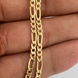 Cadena Figaro 5.45gr / 60.7cm / 3.17mm Oro Amarillo +1 18K $