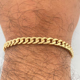 Pulso Cubana 3.65gr / 20.3cm / 5.58mm Oro Amarillo +1 18K $