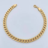 Pulso Cubana 3.65gr / 20.3cm / 5.58mm Oro Amarillo +1 18K $