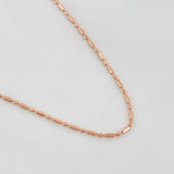 Cadena Morse 1.6 g / 50 cm / 0.05 mm Oro Rosa 18K