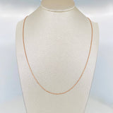 Cadena Morse 1.6 g / 50 cm / 0.05 mm Oro Rosa 18K