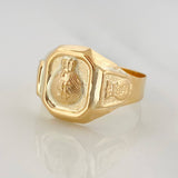 Anillo Bolsa De Dinero 4.05 g / T12 Oro Amarillo 18K