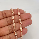 Pulso Rustico Tornillo 4.75 g / 23 cm / 3.5 mm Oro Rosa 18K