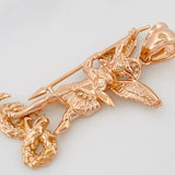 Dije San Miguel Arcangel 9.9 g / 4.5 cm Oro Rosa 18K