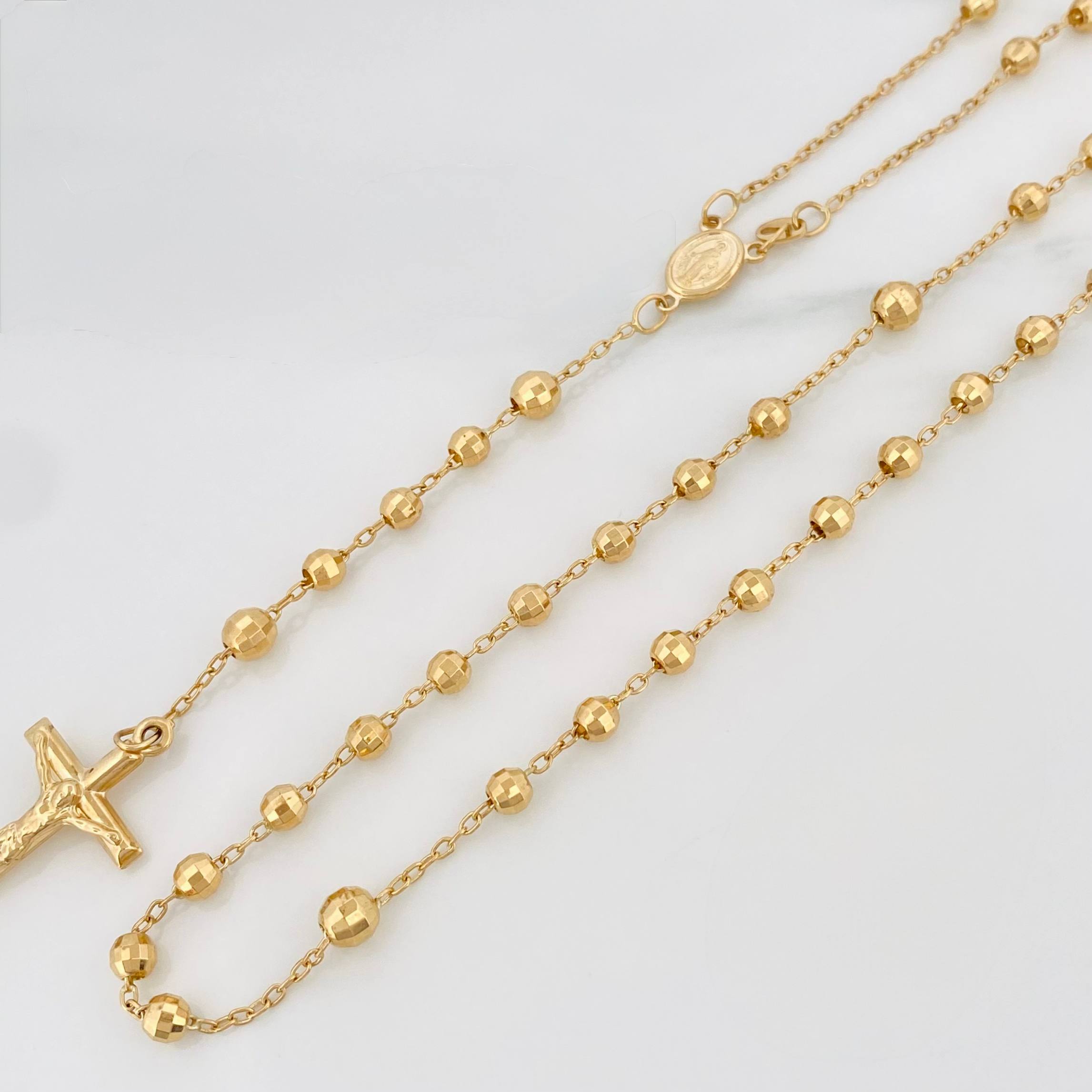 Rosario Virgen De La Milagrosa 14.7 g / 42 cm / 4mm-5 mm Oro Amarillo 18K