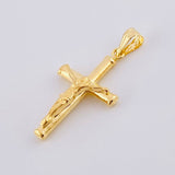 Dije Cruz Cristo Mate 1.25g / 3.4cm Oro Amarillo 18K