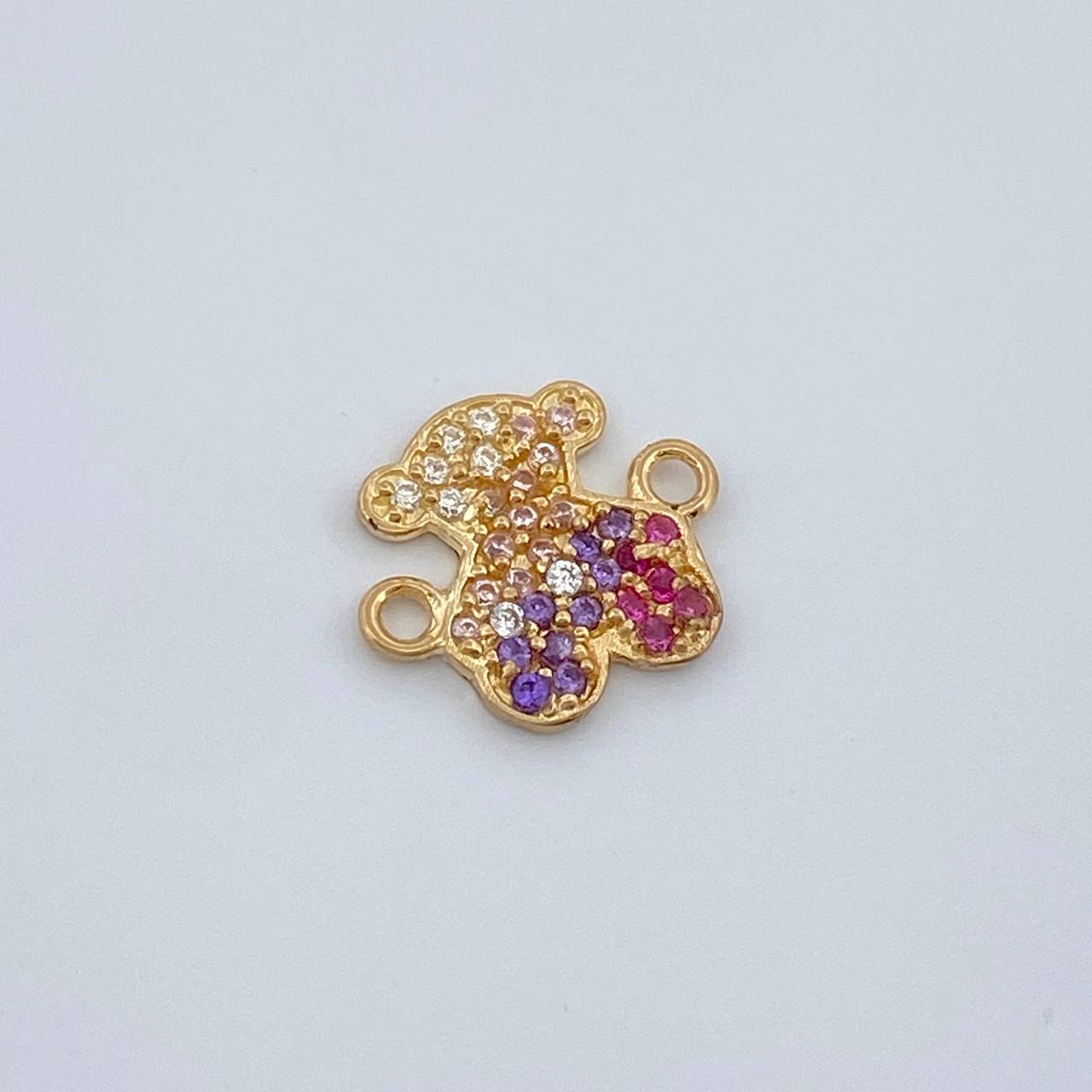 Herraje Oso Ts 0.6gr / 1.1cm / Oro Amarillo 18K %