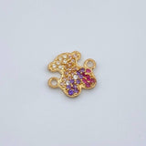 Herraje Oso Ts 0.6gr / 1.1cm / Oro Amarillo 18K %