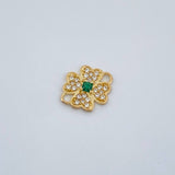 Herraje Trebol 0.75gr / 1.3cm / Oro Amarillo 18K %