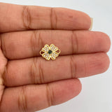 Herraje Trebol 0.75gr / 1.3cm / Oro Amarillo 18K %