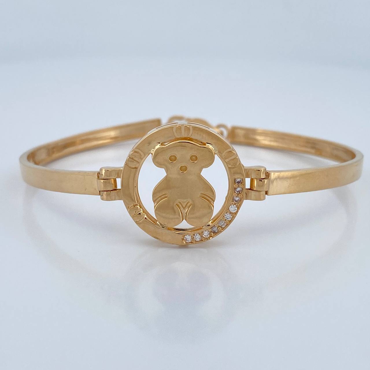 Pulso Oso Ts 12.95gr / 19.3cm / 4mm Oro Amarillo 18K %