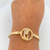 Pulso Virgen Maria 13.7gr / 18.8cm / 3.96mm Oro Amarillo 18K %