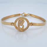 Pulso Virgen Maria 13.7gr / 18.8cm / 3.96mm Oro Amarillo 18K %