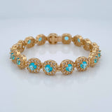 Pulso Tennis 18.6gr / 16.8cm / 8mm Oro Amarillo Nac.Esp. 18K %