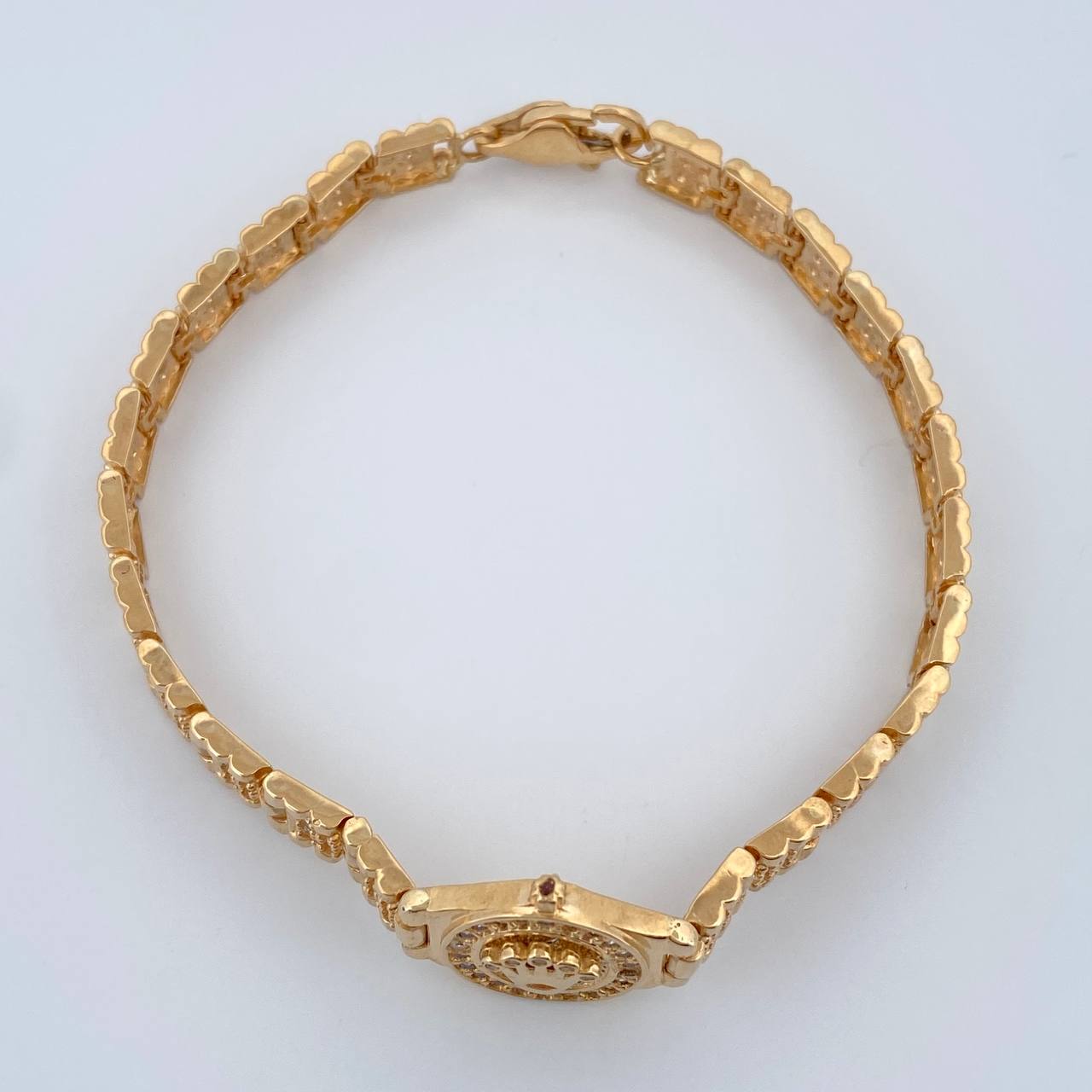 Pulso Cinturon Correa 21.1gr / 19.3cm / 6.15mm Oro Amarillo Nac.Esp. 18K %