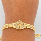 Pulso Cinturon Correa 21.1gr / 19.3cm / 6.15mm Oro Amarillo Nac.Esp. 18K %