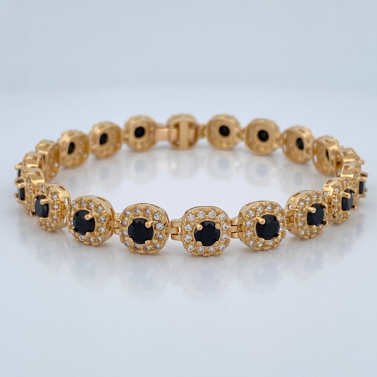 Pulso Tennis 20.85gr / 19.5cm / 7.85mm Oro Amarillo Nac.Esp. 18K %