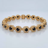 Pulso Tennis 20.85gr / 19.5cm / 7.85mm Oro Amarillo Nac.Esp. 18K %