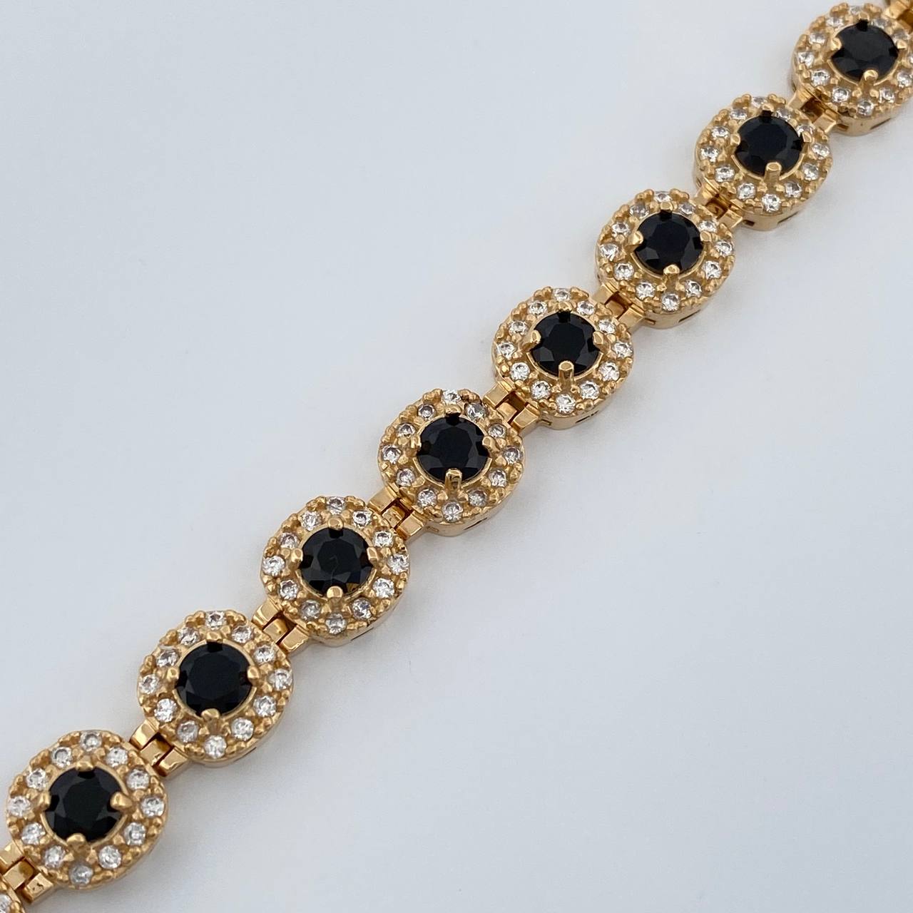 Pulso Tennis 20.85gr / 19.5cm / 7.85mm Oro Amarillo Nac.Esp. 18K %