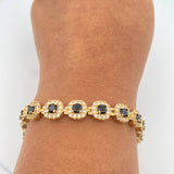 Pulso Tennis 20.85gr / 19.5cm / 7.85mm Oro Amarillo Nac.Esp. 18K %