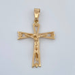 Dije Cruz Cristo  2.7gr / 3.5cm / Oro Amarillo 18K %