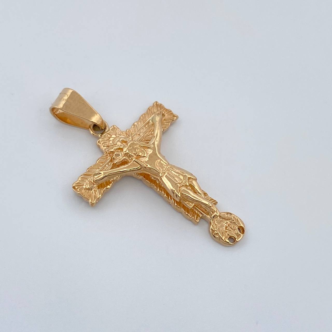 Dije Cruz Cristo Milagroso 3.55gr / 3.5cm / Oro Amarillo 18K %