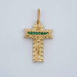 Dije Cruz Cristo Milagroso 2.15gr / 2.5cm / Oro Amarillo 18K %